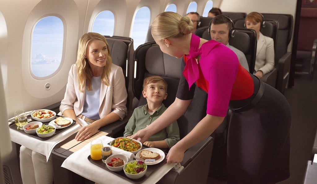 Qantas passengers are able to enjoy a premium service on the state-of-the-art Dreamliner. Photo: Qantas Airways
