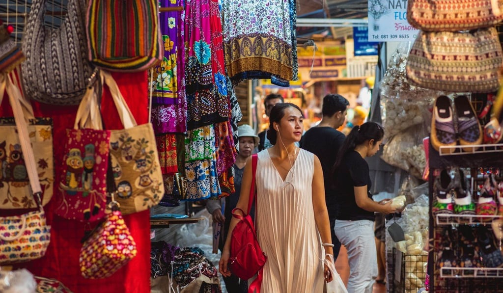 Besides garments such as those found in Bangkok’s Chatuchak Market, Thailand has a well-established industrial base for food, electronics and auto parts, although it is not particularly low-cost. Photo: Shutterstock