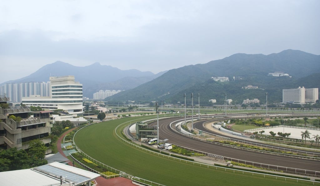 Sha Tin Racecourse, looking out towards Ma On Shan in Hong Kong’s New Territories. Photo: Shutterstock Sha Tin Racecourse, looking out towards Ma On Shan in Hong Kong’s New Territories. Photo: Shutterstock