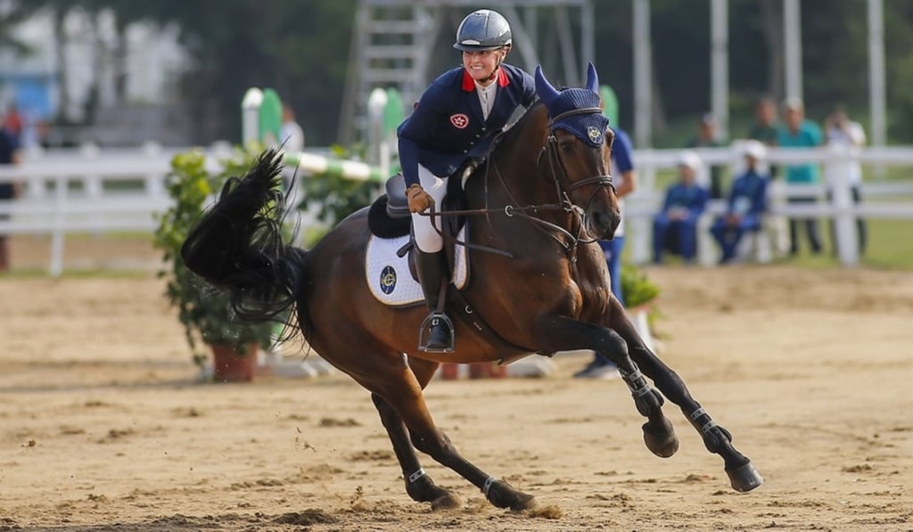 Clarissa Lyra, a member of Hong Kong's equestrian team. Photo: Hong Kong Jockey Club Clarissa Lyra, a member of Hong Kong's equestrian team. Photo: Hong Kong Jockey Club