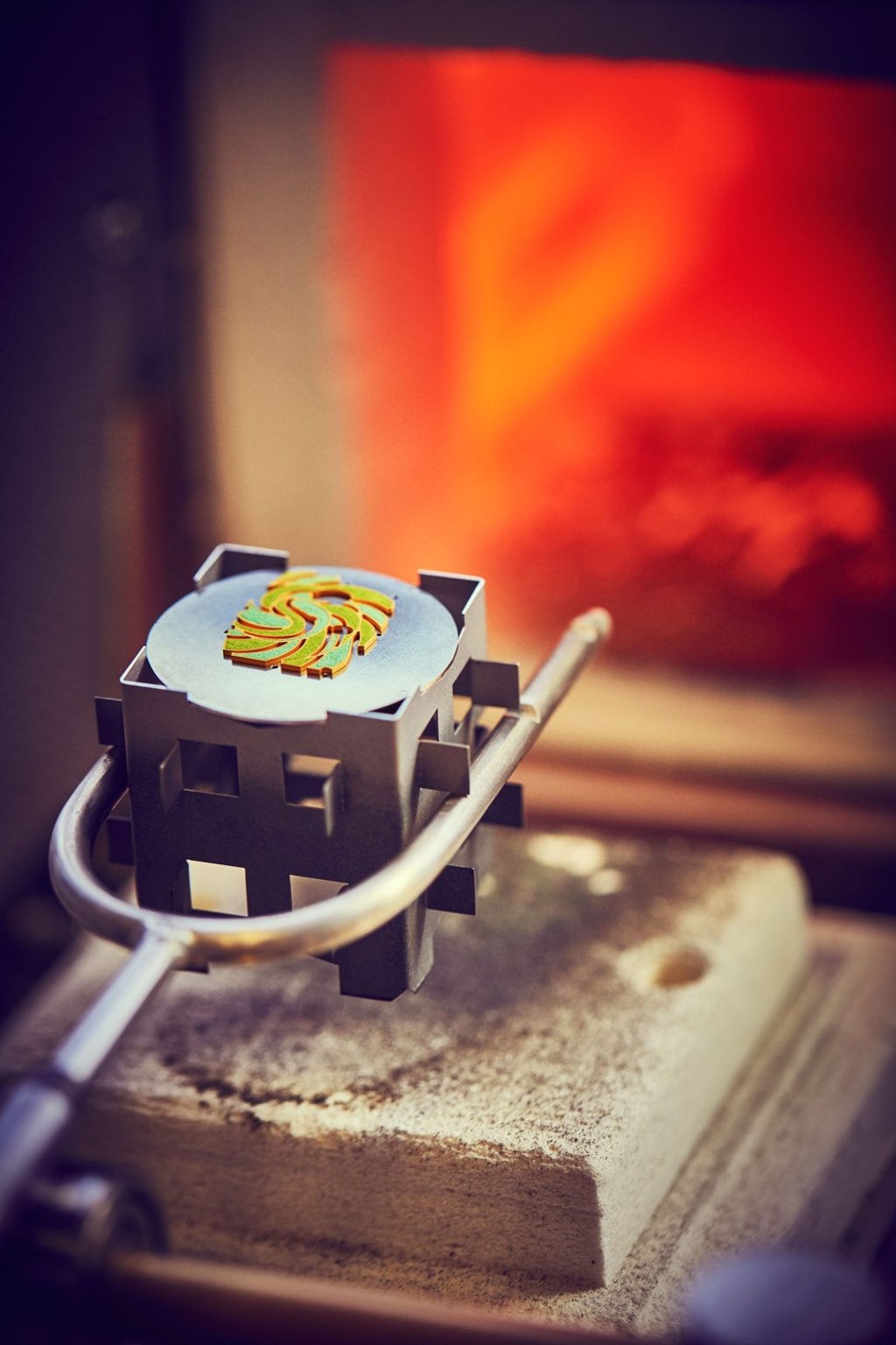 Enamel firing for Richard Mille’s RM 37-01