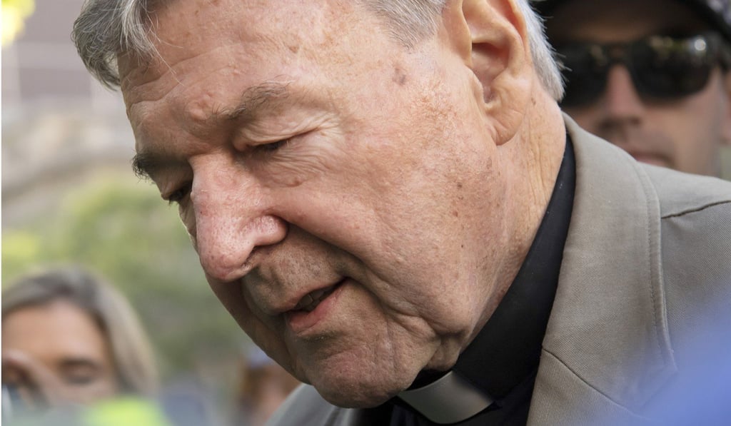 Cardinal George Pell arrives at the County Court in Melbourne on Wednesday. Photo: AP Cardinal George Pell arrives at the County Court in Melbourne on Wednesday. Photo: AP