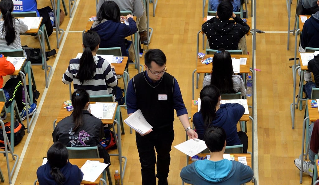 Paul Chan also promised to pay the exam fees of candidates sitting for the Diploma of Secondary Education examination next year. Photo: SCMP