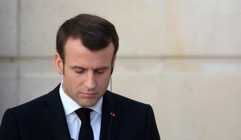 An adviser for French President Emmanuel Macron (pictured on Wednesday) says Europe can no longer be “naive” about China. Photo: pool AFP