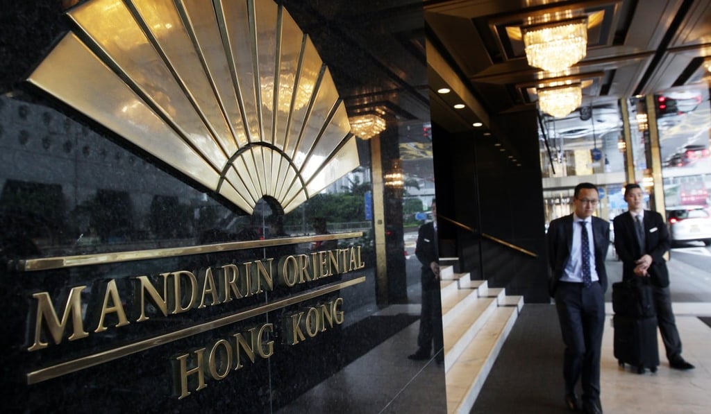 The Mandarin Oriental luxury hotel in Central, Hong Kong. Photo: Dickson Lee