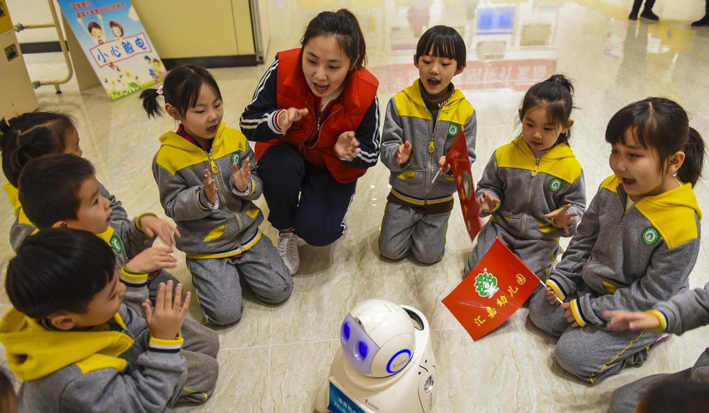 Since 2016 all Chinese couples have been allowed to have two children but the number of births last year fell by 11 per cent. Photo: Xinhua