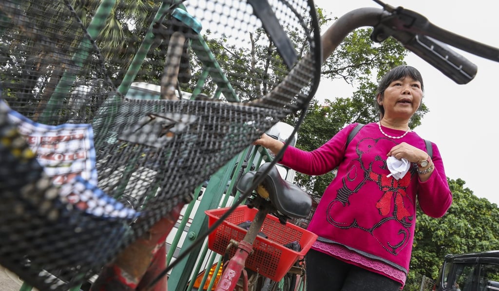 Chan Oi-ling, a 60-year-old resident of Ma Shi Po village, who will face relocation as early as the second half of this year amid the government's Kwu Tung North and Fanling North new town development. Photo: Felix Wong
