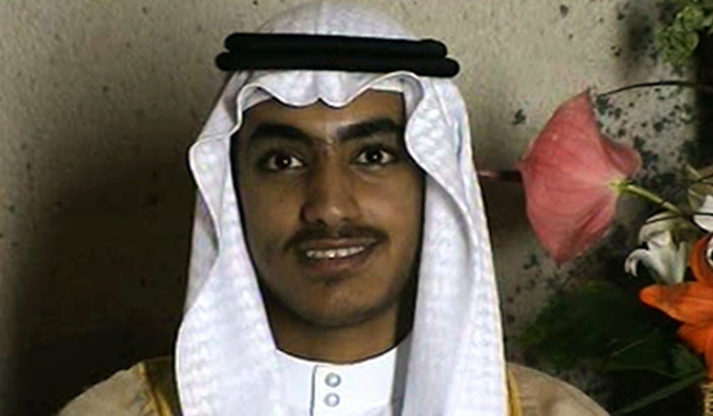 A still from video released by the CIA of Hamza bin Laden at his wedding. Photo: AP