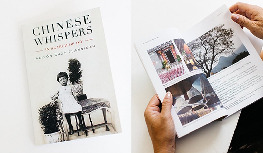 Alison Choy Flannigan’s book ‘Chinese Whispers: In Search of Ivy’ examines the story of her Chinese family’s migration to Australia. Photo: Rachel Kara