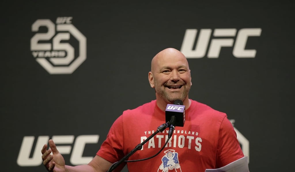 Dana White has had a very public spat with Ben Askren. Photo: AP