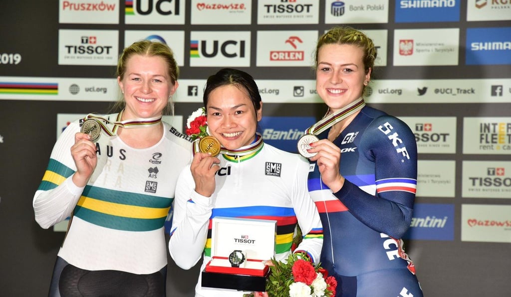 Sarah Lee (centre) is sitting out the 500-metre time trial to save energy for the keirin.