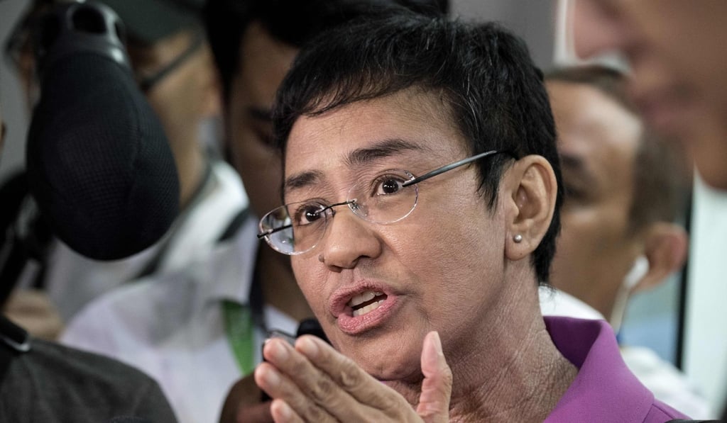 Duterte critic: Rappler’s Maria Ressa. Photo: AFP