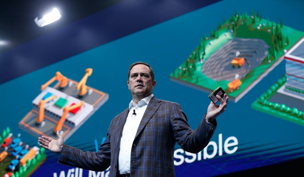 Robbins said on Sunday that “there’s not going to be one manufacturer” providing 5G equipment. Photo: AFP