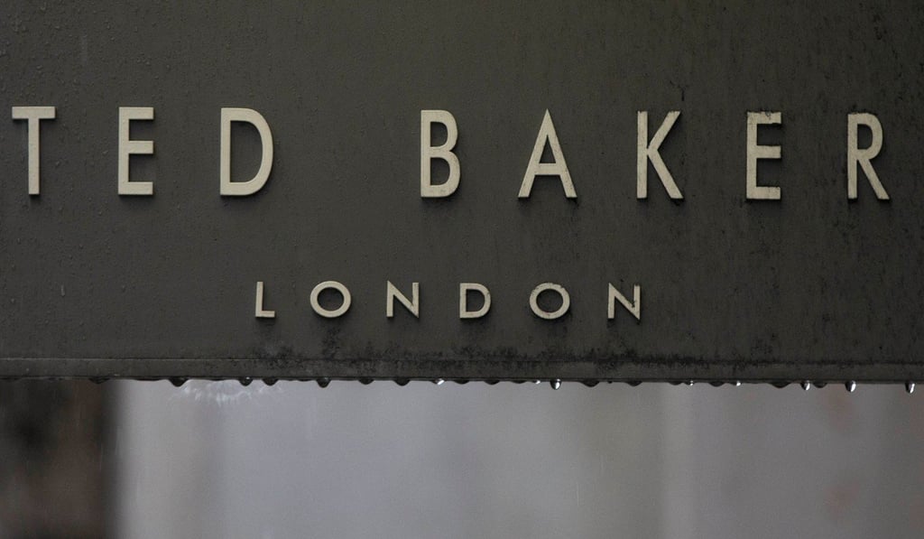 A Ted Baker sign on a shop in London. File photo: Reuters