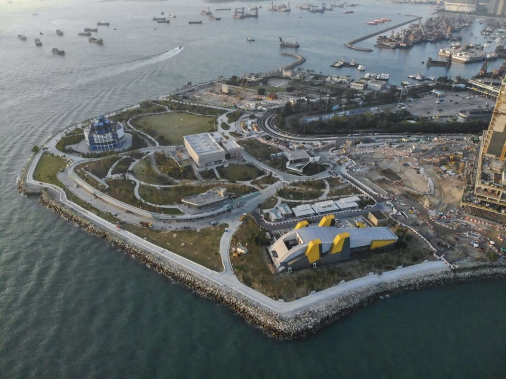 The West Kowloon Cultural District and Western Tunnel in West Kowloon. Photo: Martin Chan