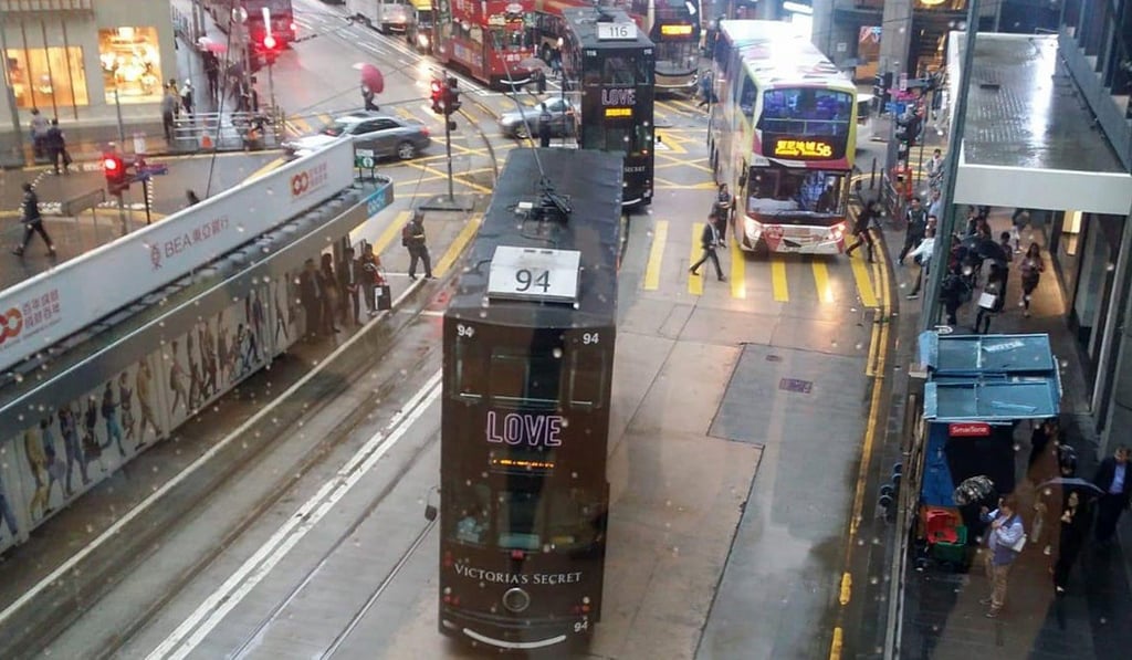 The incident happened outside the Bank of East Asia headquarters. Photo: Facebook