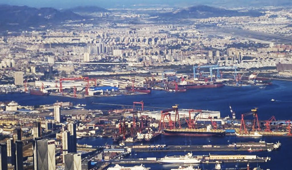 Ports in Dalian, where Australian coal imports have been delayed. Photo: Handout