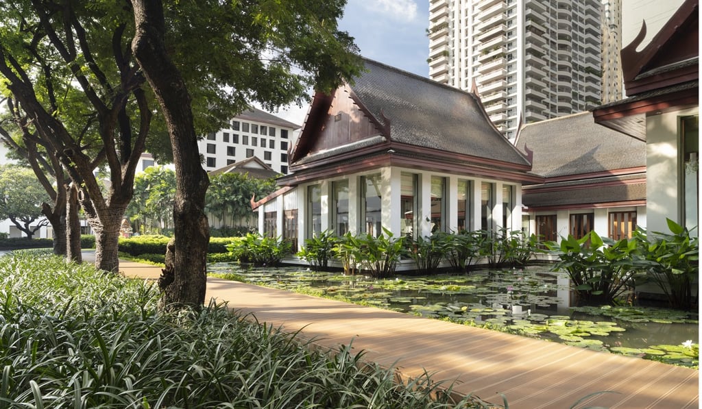 The exterior of Celadon in Bangkok.