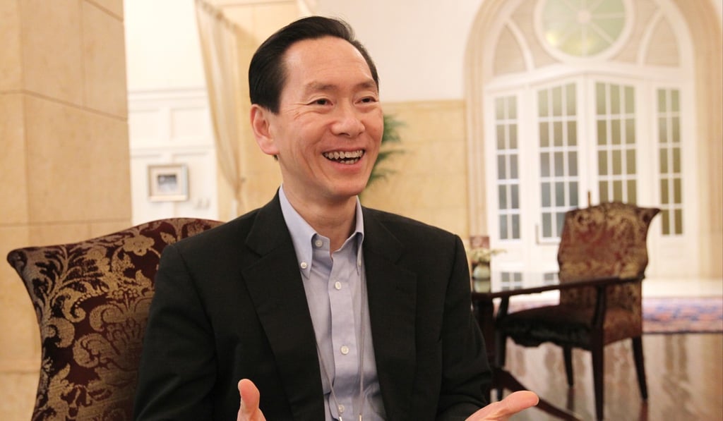 Hong Kong Executive Council convenor and deputy to the National People’s Congress Bernard Chan during an interview in Beijing, while attending the First Session of the 13th National People’s Congress. Photo: Simon Song
