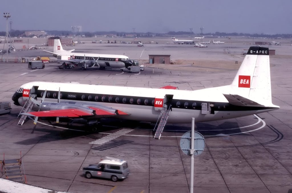 BEA’s iconic ‘red square’ livery. Photo: Adrian Pingstone