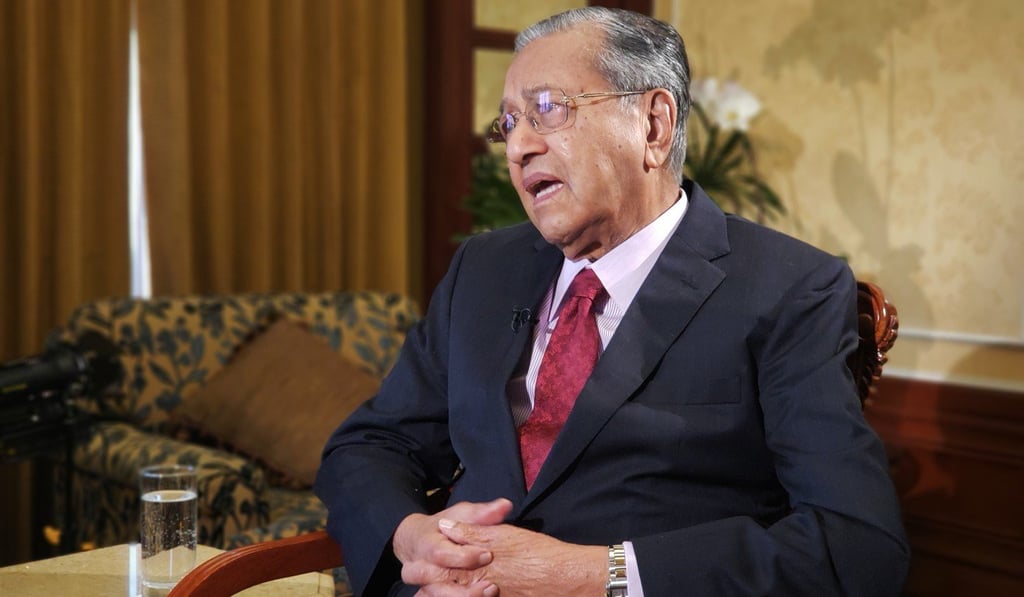 Malaysian Prime Minister Mahathir Mohamad gives an exclusive interview to the South China Morning Post. Photo: Chris Healy