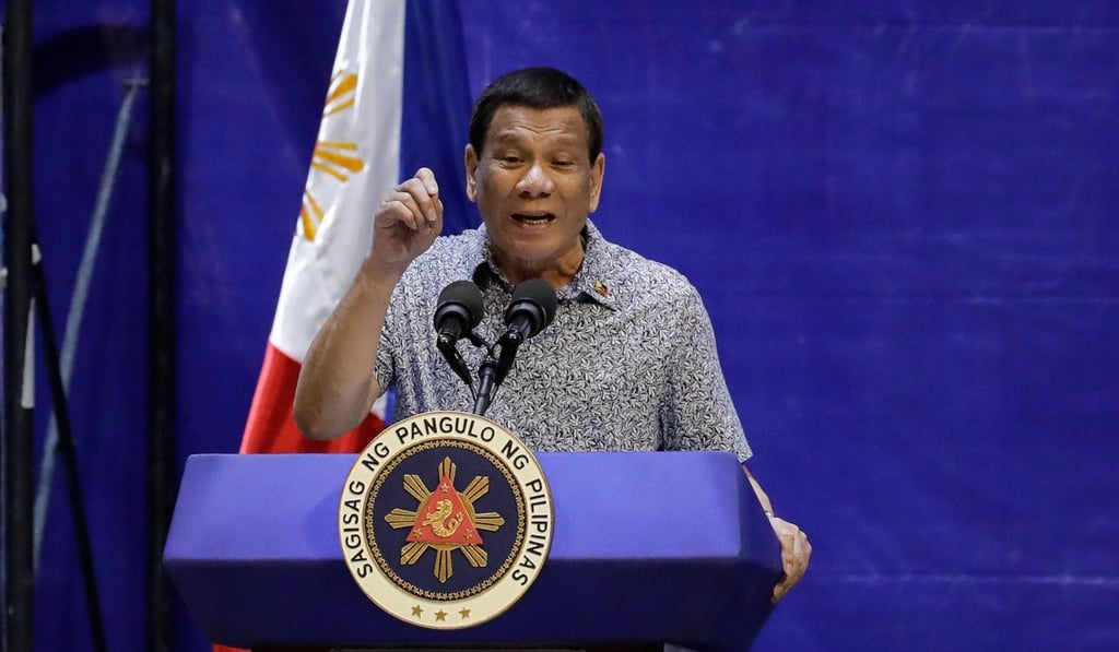 Philippine President Rodrigo Duterte, who will be holding talks with Mahathir in Manila. Photo: EPA