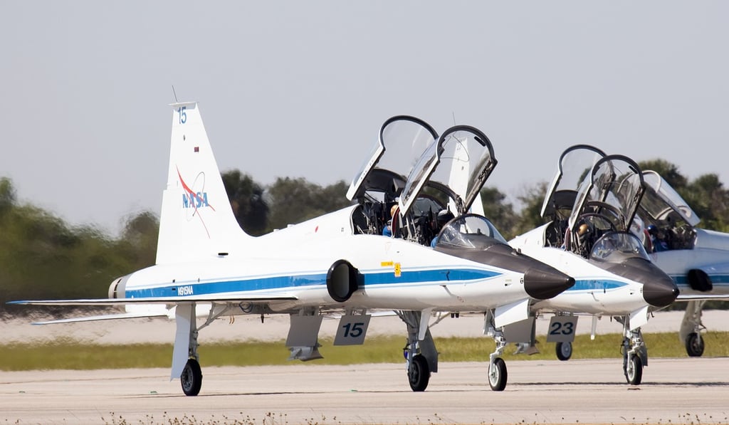 T-38 jets, the same type captured in the new Nasa photos. File photo: AFP