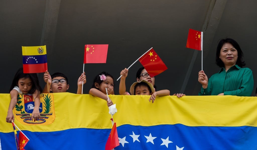 Chinese children aboard China’s hospital ship Peace Ark which spent a week in Venezuela last year providing free medical assistance. Photo: AFP