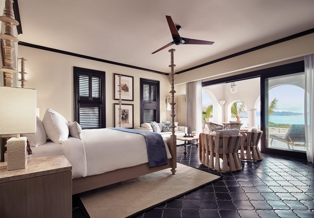 The rooms have adopted an understated beachfront-chic aesthetic. Picture: Belmond Cap Juluca – Anguilla The rooms have adopted an understated beachfront-chic aesthetic. Picture: Belmond Cap Juluca – Anguilla