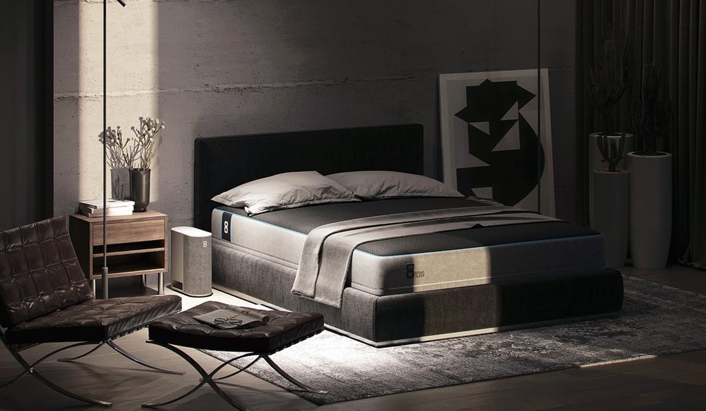 The Pod keeps the bed temperature cool all night.