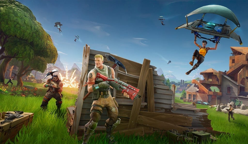 A promotional scene from Epic Games, for its Fortnite series of games. Photo: Epic Games