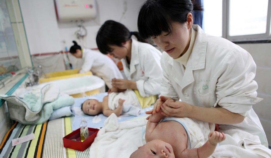 The data breach is alarming in the context of official concerns over China’s falling birth rates. Photo: AFP