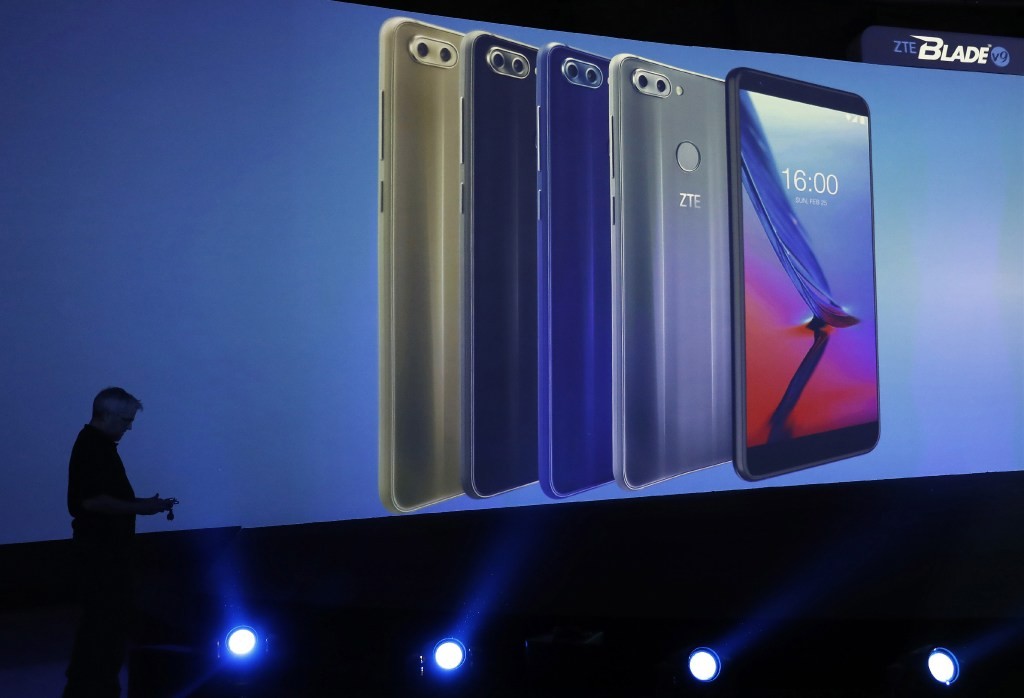 ZTE is the fourth-biggest smartphone brand in the US. (Source: EPA-EFE) ZTE is the fourth-biggest smartphone brand in the US. (Source: EPA-EFE)