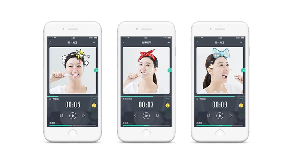 The blockchain toothbrush from 32Teeth claims to use facial recognition technology. (Picture: 32Teeth) The blockchain toothbrush from 32Teeth claims to use facial recognition technology. (Picture: 32Teeth)