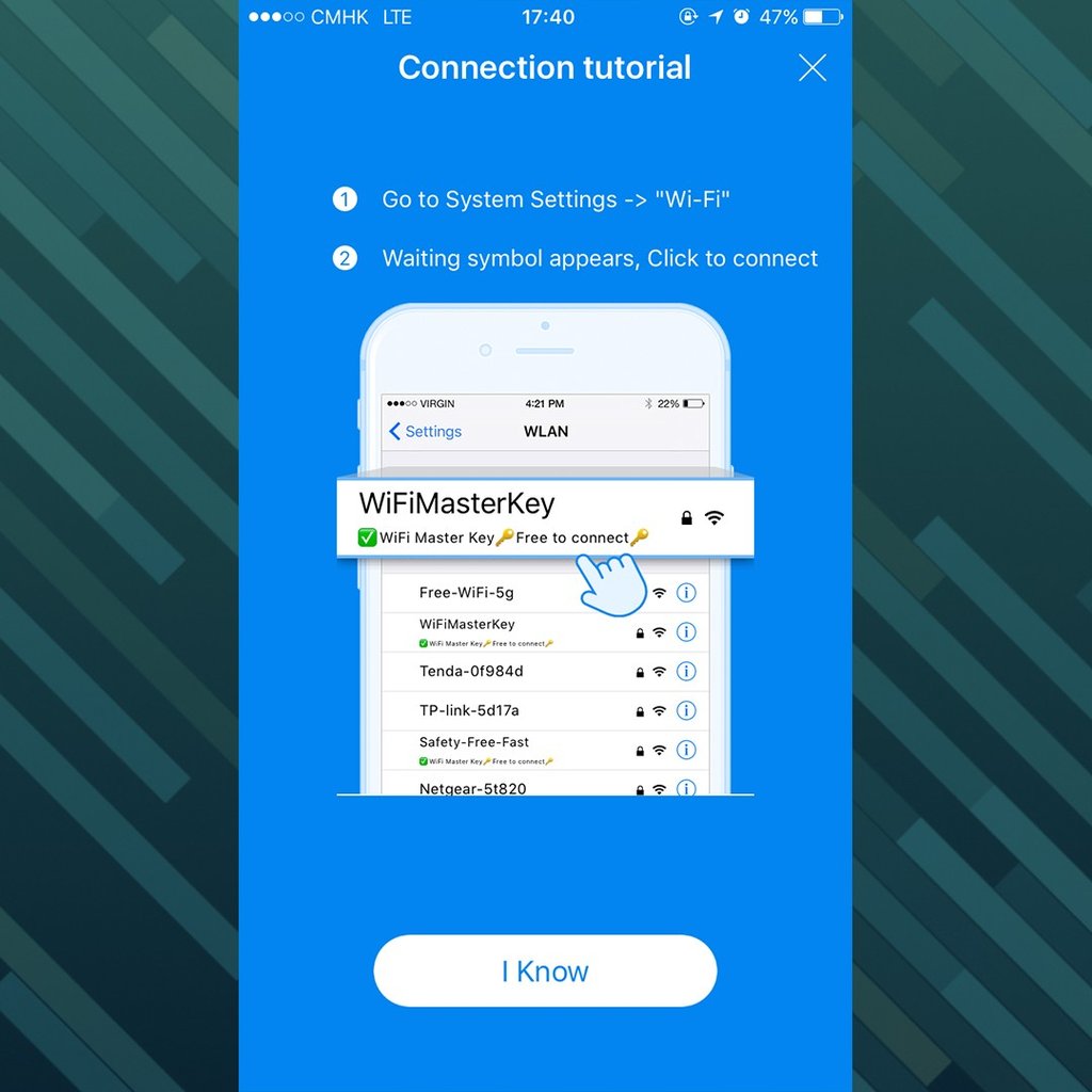 WiFi Master Key helps you connect to other private Wi-Fi networks. (Picture: WiFi Master Key)