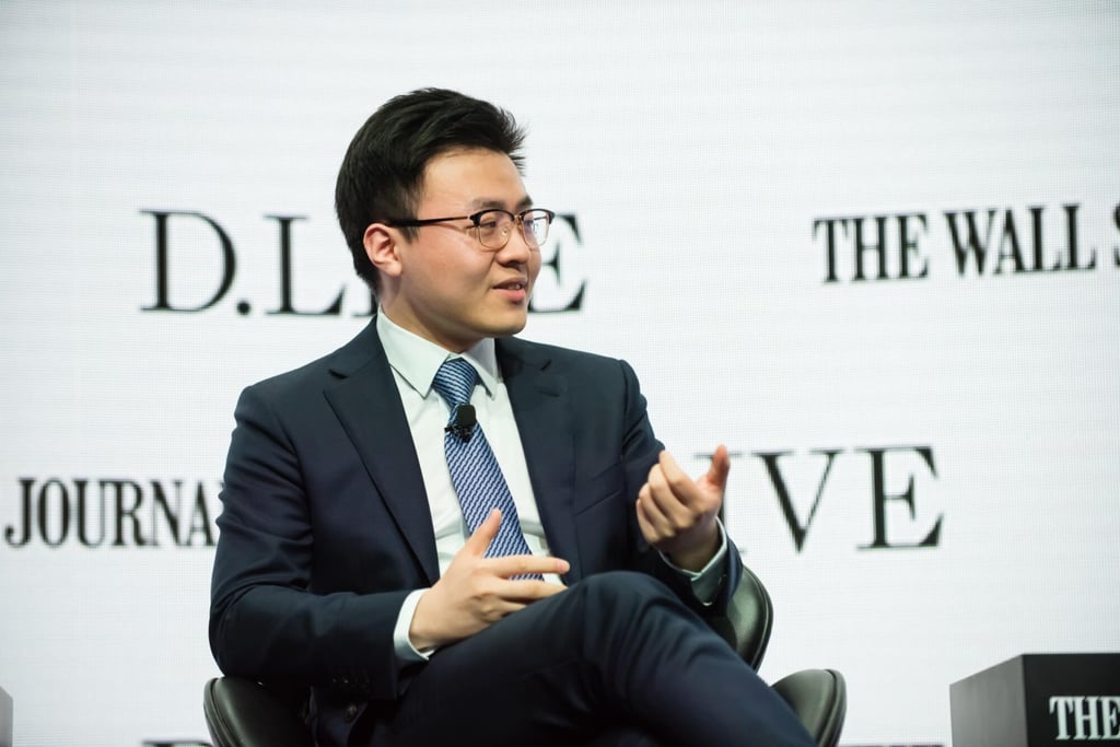 SenseTime co-founder Bing Xu speaking at a Wall Street Journal event in Hong Kong. (Picture: Manuel Wong Ho/The Wall Street Journal) SenseTime co-founder Bing Xu speaking at a Wall Street Journal event in Hong Kong. (Picture: Manuel Wong Ho/The Wall Street Journal)