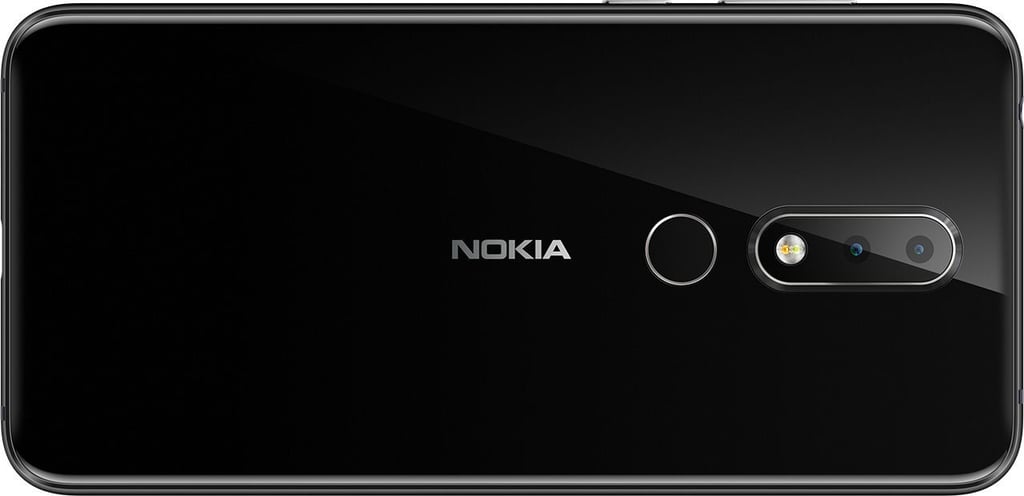 Nokia X6’s fingerprint sensor is placed on the back. (Picture: Nokia)