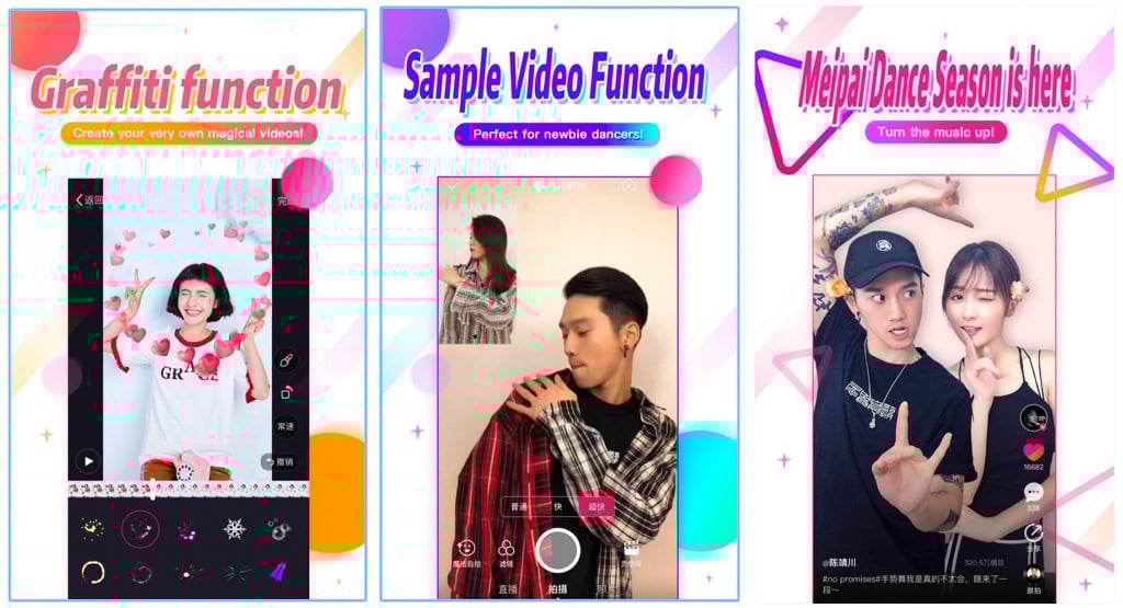 The number of monthly active users on Meipai declined from over 152 million in June 2017 to 98 million in December 2017, as more short video apps like Douyin and Kuaishou became popular. (Picture: Meipai) The number of monthly active users on Meipai declined from over 152 million in June 2017 to 98 million in December 2017, as more short video apps like Douyin and Kuaishou became popular. (Picture: Meipai)