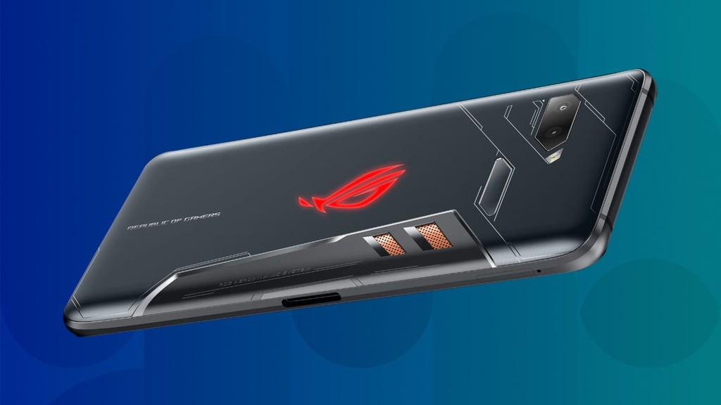 Asus’ latest gaming phone has drawn comparisons to competitor Razer. (Picture: ASUS) Asus’ latest gaming phone has drawn comparisons to competitor Razer. (Picture: ASUS)