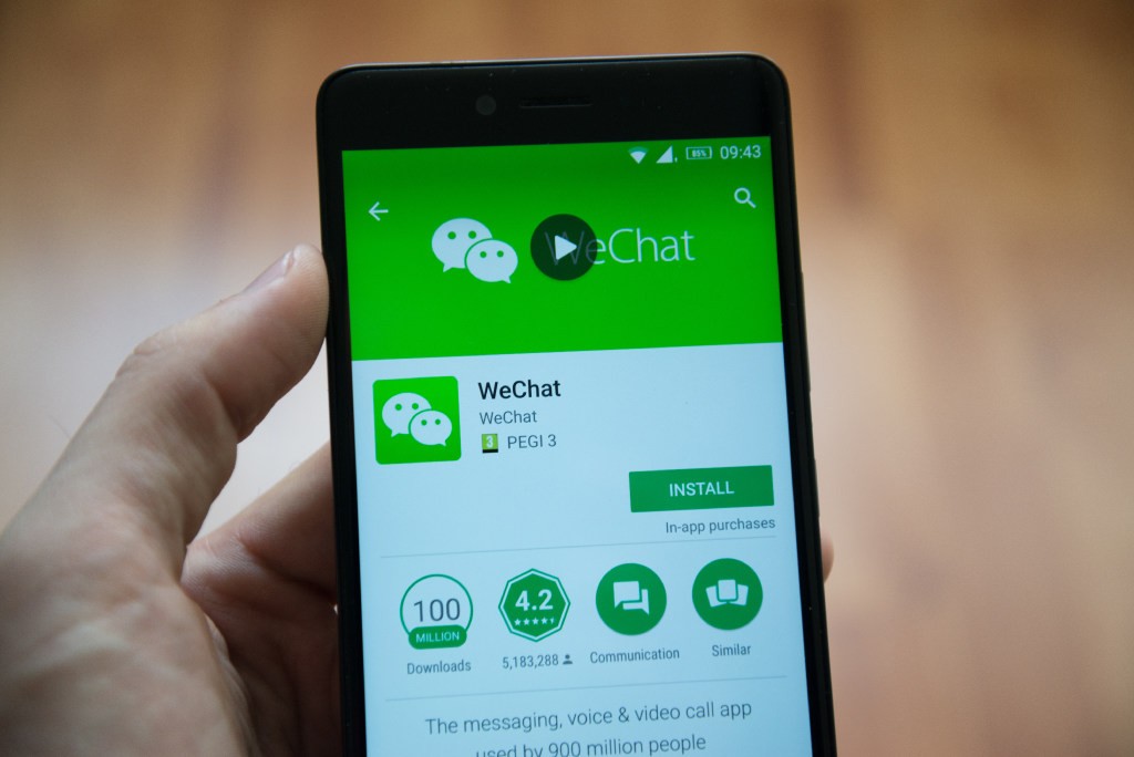 China’s ubiquitous social network WeChat has over 1 billion monthly active users. (Picture: Shutterstock) China’s ubiquitous social network WeChat has over 1 billion monthly active users. (Picture: Shutterstock)