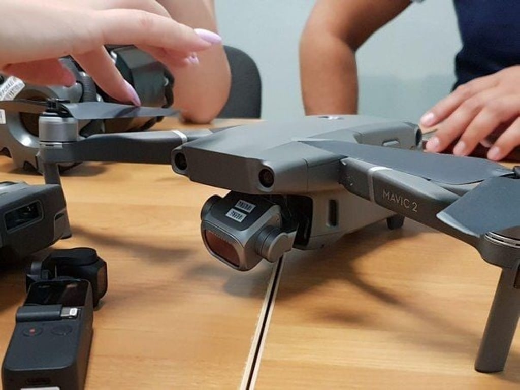 A photo purporting to be of DJI’s Mavic 2. (Picture: DroneDJ)