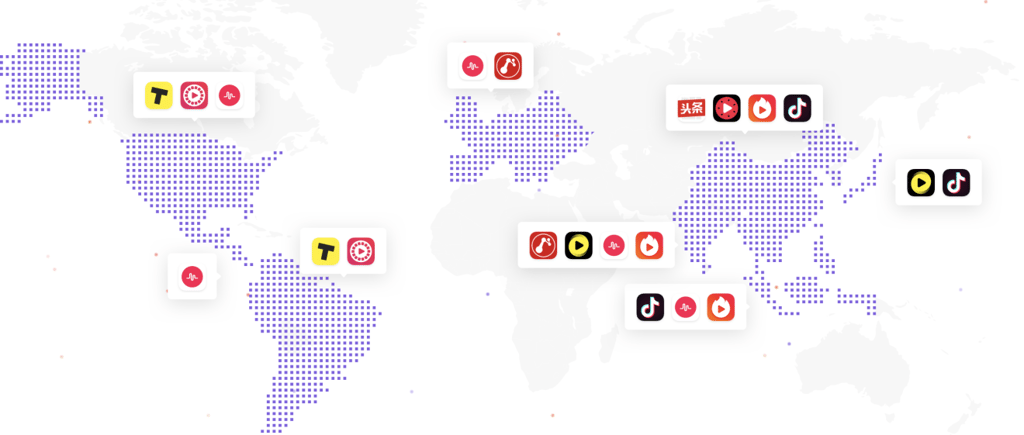 Toutiao’s parent Bytedance owns the popular short video app Musical.ly, and is also pushing its own Tik Tok video app overseas. (Picture: Bytedance) Toutiao’s parent Bytedance owns the popular short video app Musical.ly, and is also pushing its own Tik Tok video app overseas. (Picture: Bytedance)