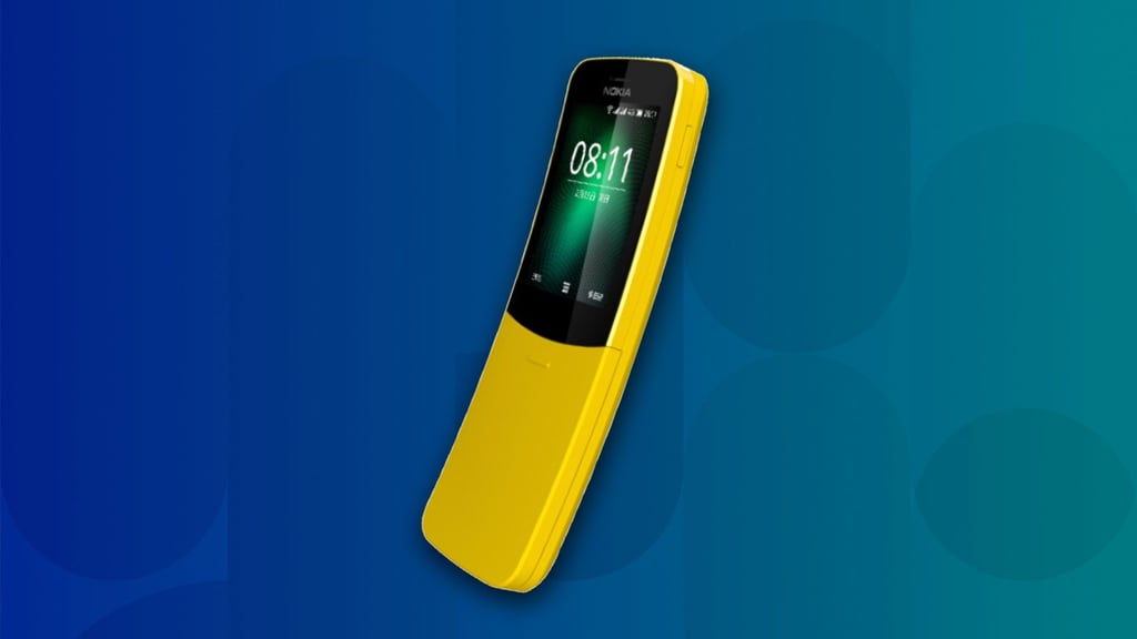 Older people tell me you need to slide open the front cover of the 8110 to reveal the dial pad, and press physical buttons to make calls. Weird. (Picture: Nokia) Older people tell me you need to slide open the front cover of the 8110 to reveal the dial pad, and press physical buttons to make calls. Weird. (Picture: Nokia)