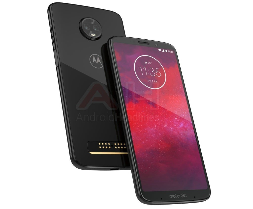 The Moto Z3 is set to be unveiled on Thursday, but who needs to wait when we’ve got leaks? (Picture: Android Headlines) The Moto Z3 is set to be unveiled on Thursday, but who needs to wait when we’ve got leaks? (Picture: Android Headlines)