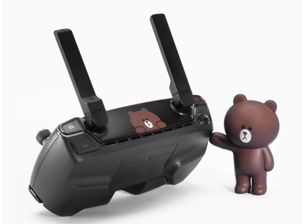 Brown is also featured on the Spark’s remote controller. (Picture: DJI) Brown is also featured on the Spark’s remote controller. (Picture: DJI)