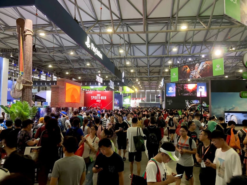 ChinaJoy isn’t just for Chinese companies — Sony, Microsoft, Nvidia, Ubisoft and many other Western gaming companies have a huge presence here. ChinaJoy isn’t just for Chinese companies — Sony, Microsoft, Nvidia, Ubisoft and many other Western gaming companies have a huge presence here.