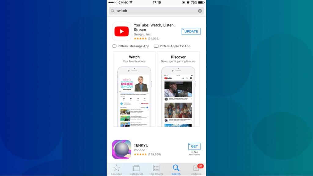 Can’t find Twitch in China’s iOS App Store… but you can find YouTube?!