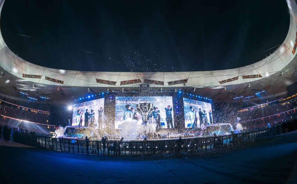 The League of Legends World Championship in 2017 was held in the same Beijing stadium that hosted the Olympic Games. (Picture: AFP) The League of Legends World Championship in 2017 was held in the same Beijing stadium that hosted the Olympic Games. (Picture: AFP)
