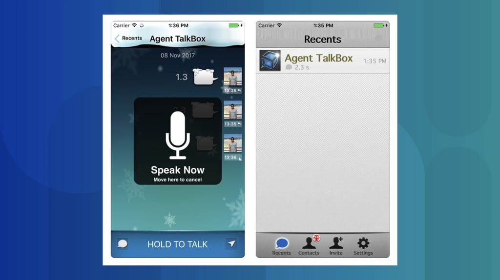 TalkBox was the first app in China to let users send voice messages. (Picture: TalkBox on the iOS App Store)
