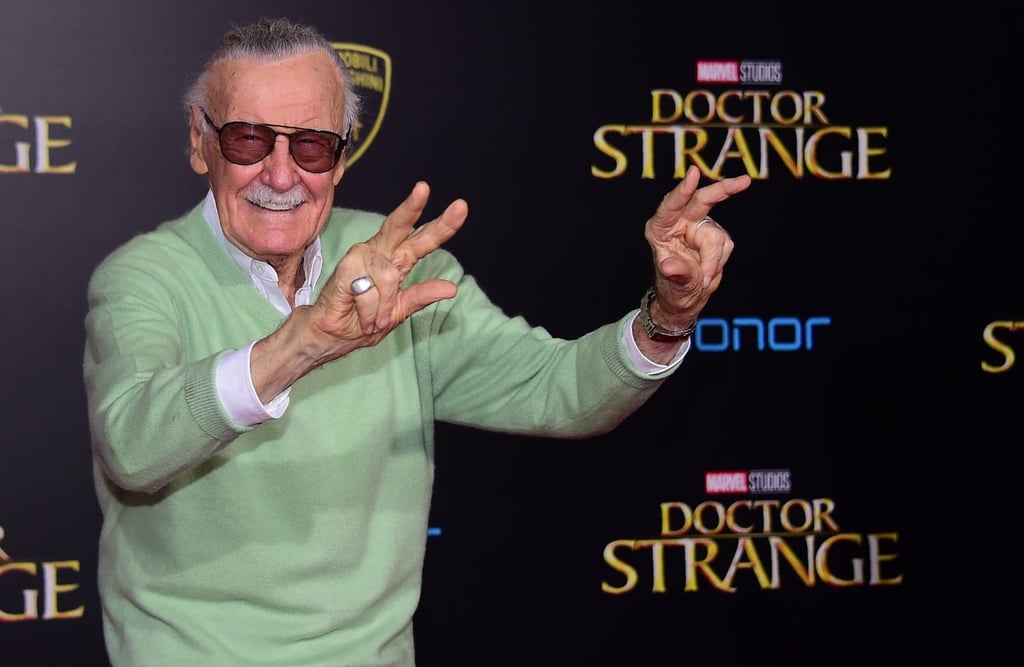 Stan Lee always had a smile for his fans. (Picture: AFP)